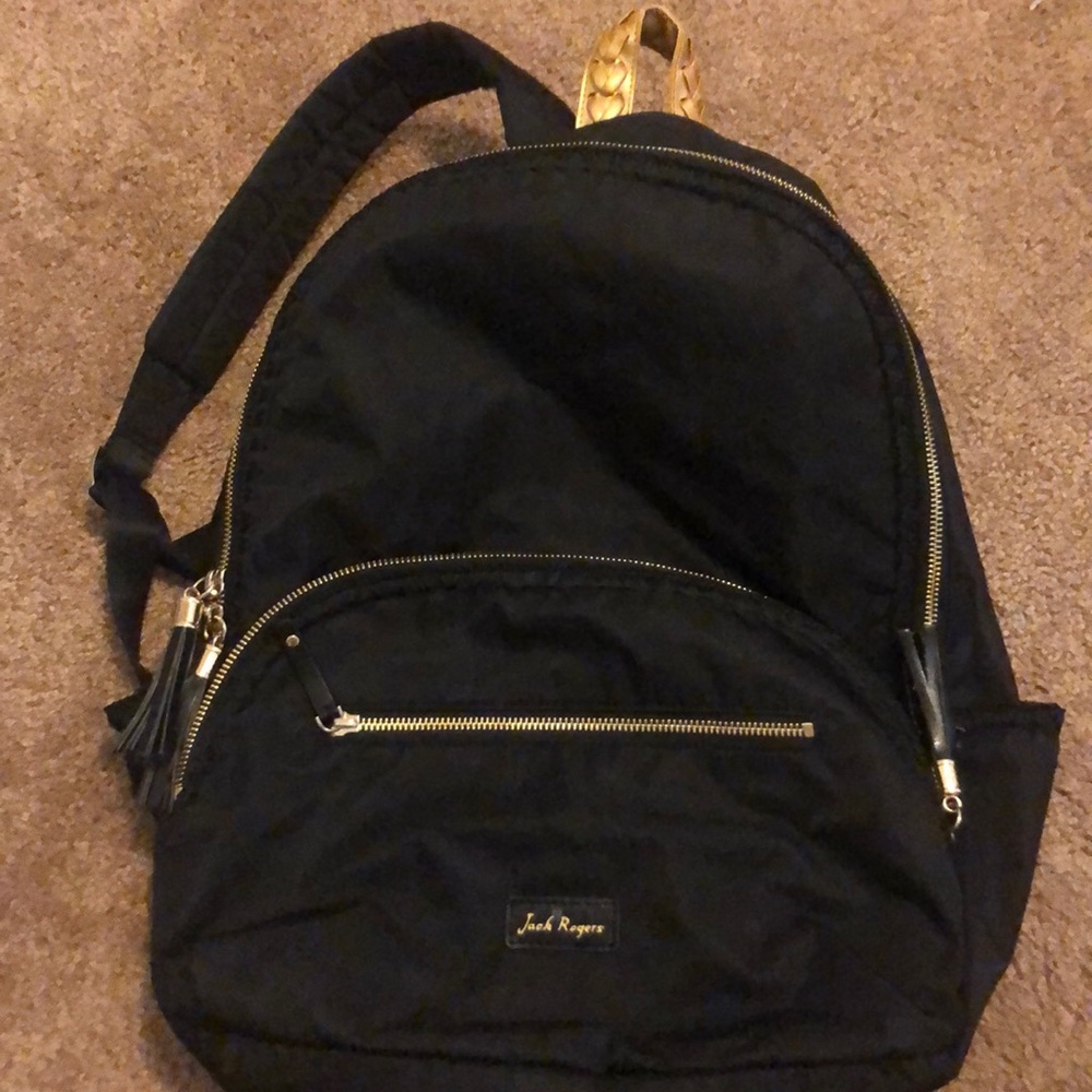 Jack Rogers black backpack